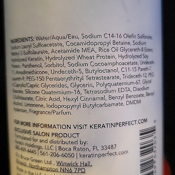 Keratin Perfect by Keratin Complex Keratin Color Smoothing Shamp. & Cond. (NEW) - Picture 7 of 7